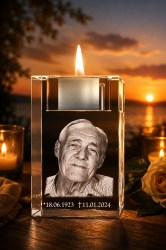 Glasfoto, Teelichthalter, glas, 2d, glasbild, geschenkidee, deko GLASFOTO.COM